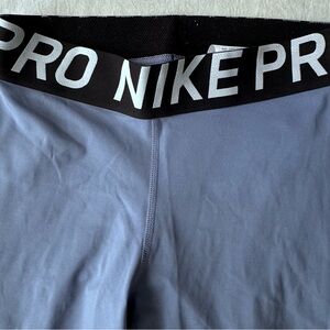 Nike Pro Women's Track Pants - Black and Gray